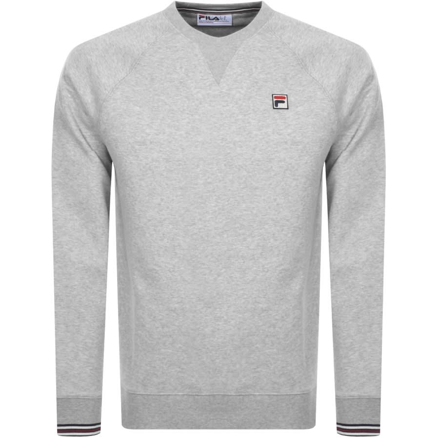 Alternative Image for ProductFila Vintage Pozzi Tipped Cuff Sweatshirt Grey1